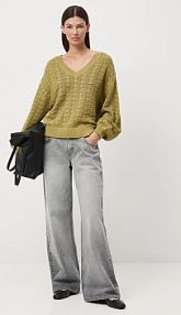 Sweter Medicine  zielony damski RW25-SWD302