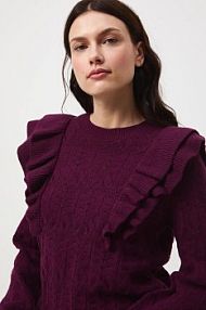 Sweter Medicine  bordowy damski RW25-SWD508