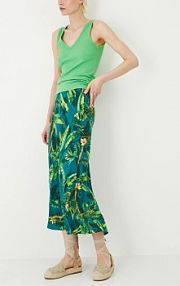 Spódnica maxi Medicine  turkusowa RS25.SDD0B0