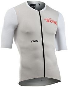 Koszulka rowerowa gravel mtb  essence evo jersey upf50 jasny szary Northwave damski