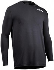 Koszulka rowerowa mtb gravel  xtrail jersey ls czarny Northwave damska