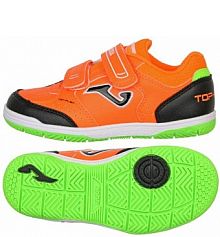Buty halowe do piłki nożnej chłopięce, top flex jr 24 tpjw in  Joma damskie