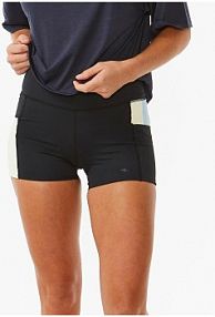 Legginsy fitness   rss revival short czarny Rip curl