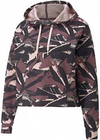 Bluza z kapturem  modern sports aop hoodie, kobiety Puma damska