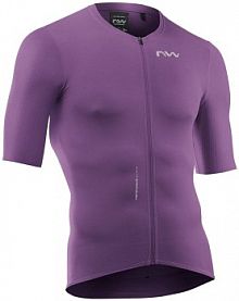 Koszulka rowerowa szosowa  essence jersey upf50 fioletowy Northwave damski