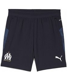 Młodzieżowe spodnie treningowe olympique marsylia  new navy white blue Puma