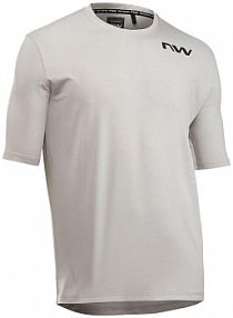 Koszulka rowerowa enduro mtb  xtrail jersey jasny szary Northwave damski
