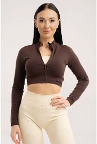 Bluza fitness   bezszwowa rozpinana Gym glamour damska