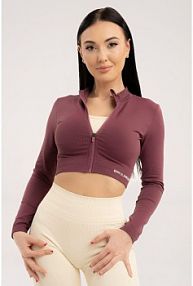 Bluza fitness   bezszwowa rozpinana Gym glamour damska