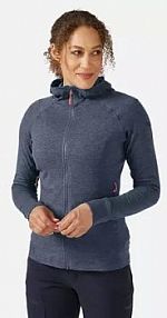 Bluza z kapturem   nexus hoody Rab damska