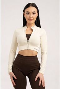 Bluza fitness   bezszwowa rozpinana Gym glamour damska