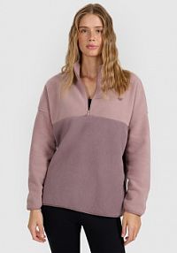 Bluza z polaru beżowa 4F damska 4FWAW25TFLEF421-83S