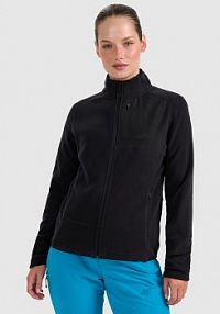 Bluza z polaru czarna 4F damska 4FWAW25TFLEF334-20S