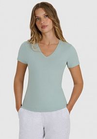 T-shirt turkusowy 4F damski 4FWAW25TTSHF2969-47S