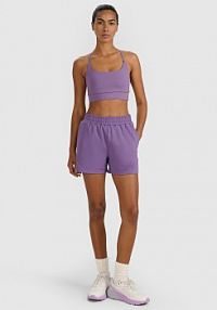Szorty sportowe fioletowe 4F 4FWAW25TFSHF1038-53S