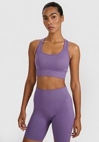 Biustonosz sportowy różowy 4F 4FWAW25USBAF176-53S