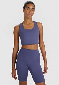 Biustonosz sportowy granatowy 4F 4FWAW25USBAF225-30S