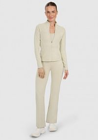 Spodnie dresowe beżowe 4F damskie 4FRAW25TFTIF512-83S