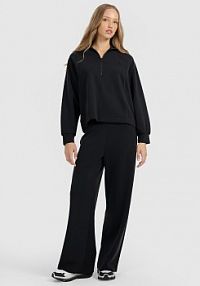 Spodnie dresowe czarne 4F damskie 4FRAW25TTROF1647-21S