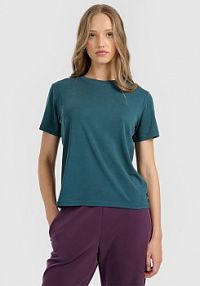 T-shirt turkusowy 4F damski 4FRAW25TTSHF3282-46S