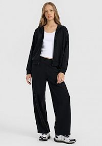 Spodnie dresowe czarne 4F damskie 4FRAW25TTROF1648-21S