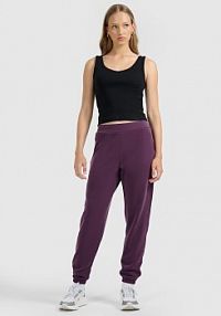 Spodnie dresowe fioletowe 4F damskie 4FRAW25TTROF1649-50S