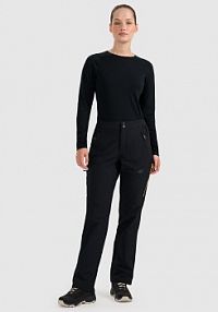 Spodnie dresowe czarne 4F damskie 4FRAW25TFTRF1234-20S