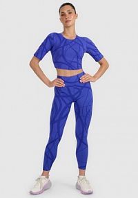 Legginsy niebieskie 4F damskie 4FWAW25TFTIF365-36S