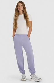 Spodnie dresowe niebieskie 4F damskie 4FWAW25TTROF1180-34S