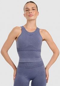 Top treningowy granatowy 4F 4FWAW25TFSLF578-30A