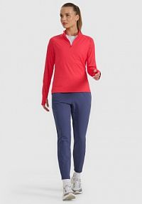 Spodnie dresowe granatowe 4F damskie 4FWAW25TFTRF0931-32S