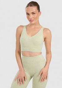 Biustonosz sportowy zielony 4F 4FWAW25USBAF210-42A