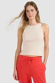 Top treningowy beżowy 4F 4FWMM00TSLEF132-083S