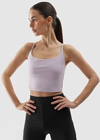 Top fioletowy 4F damski 4FWSS24TFTSF711-52S