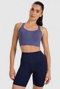 Biustonosz sportowy granatowy 4F 4FWAW25USBAF175-30S