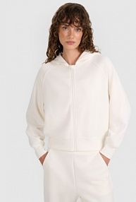 Bluza rozpinana biała 4F damska 4FWAW25TSWSF1835-11S