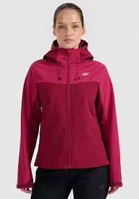 Kurtka przeciwdeszczowa czerwona 4F 4FRAW25TSOFF505-60S