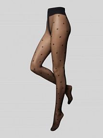 Rajstopy z elastycznym pasem Boss czarne EAN 50543538/00