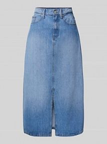 Spódnica jeansowa z 5 kieszeniami Tommy Hilfiger niebieska EAN WW0WW45501