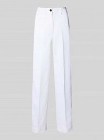 Chinosy o kroju relaxed fit z czystej bawełny Tommy Hilfiger białe EAN WW0WW45487