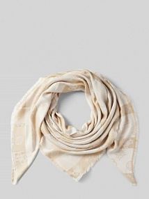 Chusta z mieszanki wiskozy model CRESIDIA KEFIAH Guess biała EAN AW5313VIS03