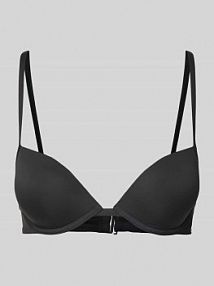 Top bikini z funkcją push up Calvin Klein Underwear czarny EAN KW0KW02702
