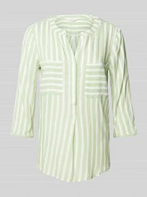 Tunika o kroju comfort fit z czystej wiskozy Tom Tailor zielona EAN 1016190