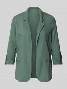Żakiet o kroju regular fit z mieszanki wiskozy i lnu model JESMILO Vero Moda zielony EAN 10279700