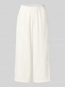 Kuloty z mieszanki wiskozy z elastycznym pasem model PRISILLA Vila białe EAN 14096234