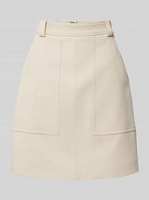 Spódnica mini z nakładanymi kieszeniami Windsor beżowa EAN 30045259