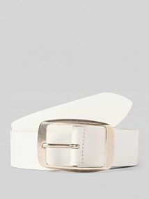 Pasek ze skóry naturalnej s.Oliver RED LABEL biały damski EAN 2166378