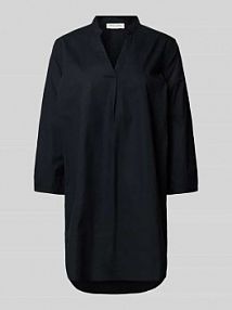 Tunika o kroju relaxed fit z rękawem o dł. 3/4 Christian Berg Woman czarna EAN 567908742