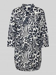 Tunika o kroju regular fit z rękawem o dł. 3/4 Christian Berg Woman niebieska EAN 567908762