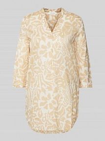 Tunika o kroju regular fit z rękawem o dł. 3/4 Christian Berg Woman brązowa EAN 567908762